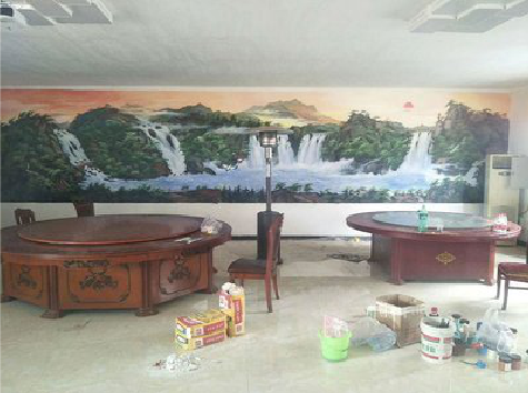 凉山墙绘-写实风景