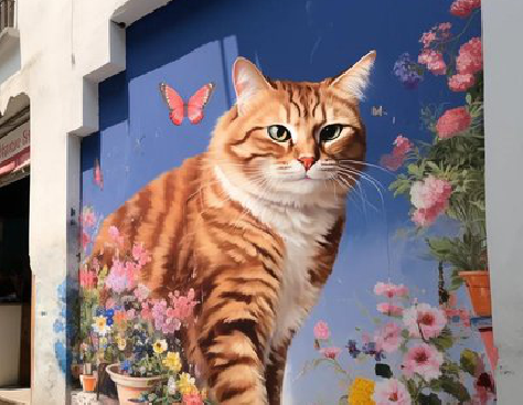 凉山自己绘制有个性的手绘墙