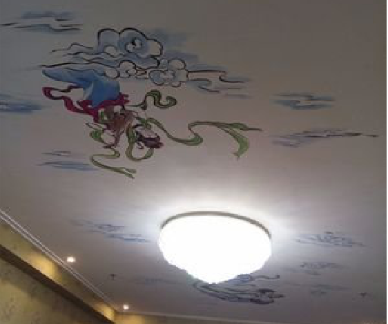 凉山如何快速绘制天花板上的手绘墙？